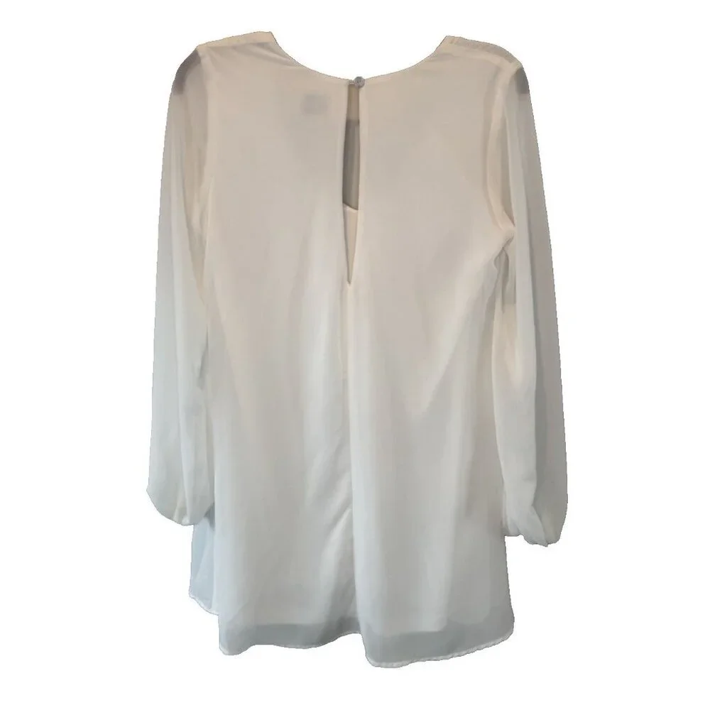 Show Me Your Mumu Donna Michelle White Tunic Dress S Soft Feminine Soft Girl - Picture 5 of 8